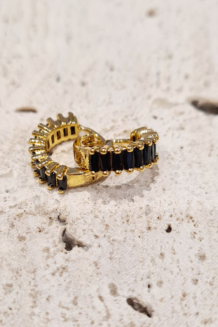 Huggie Stone Earrings - Various