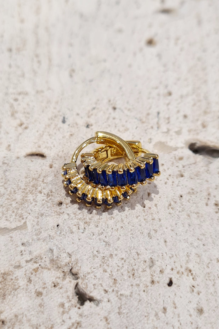 Huggie Stone Earrings - Various