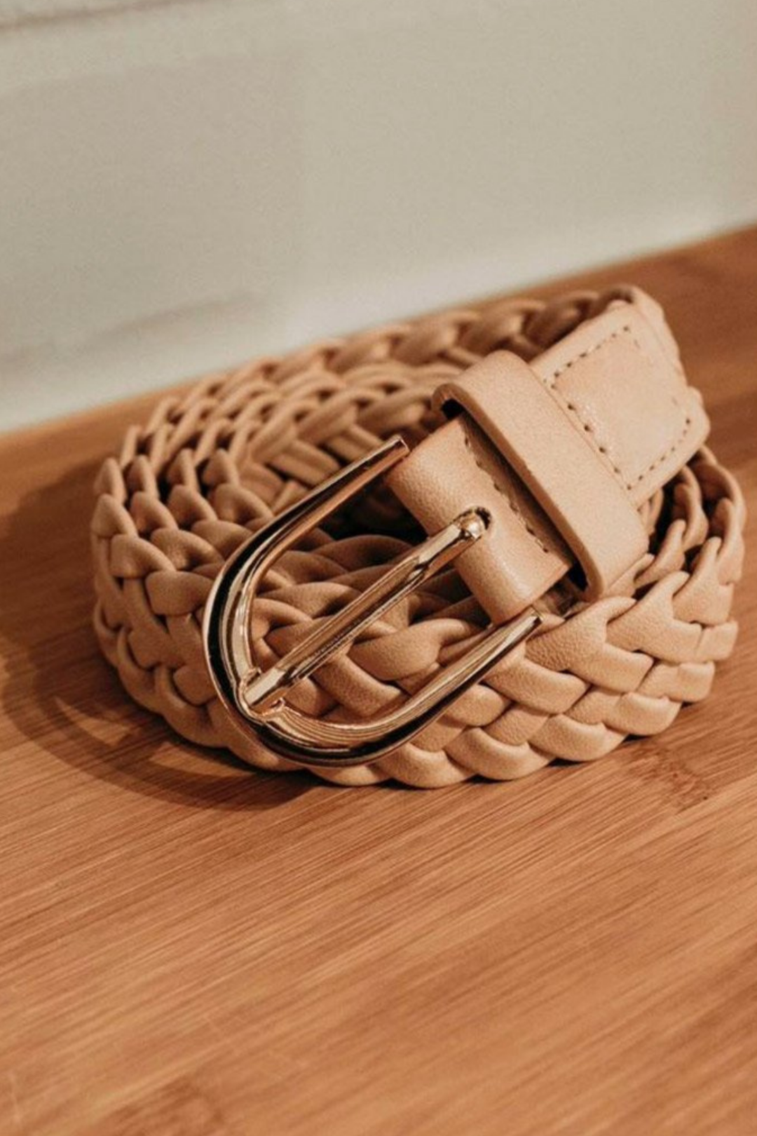 Rosamonde Braided Belt - Nude