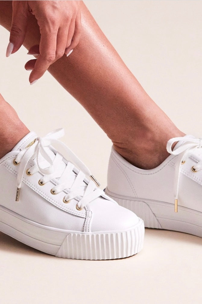 Keds Triple Kick AMP Leather Sneaker - White